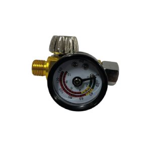 Regulador de presión  1/4 macho hembra Mod  ar807 MUZI