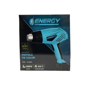 PISTOLA DE CALOR 2000W HG10 MARCA ENERGY